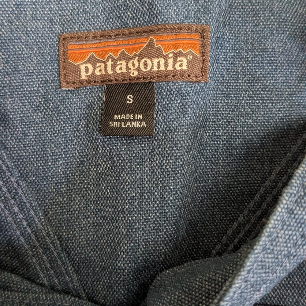 Patagonia Hemp Bib Overalls Denim - Picture 2 of 5